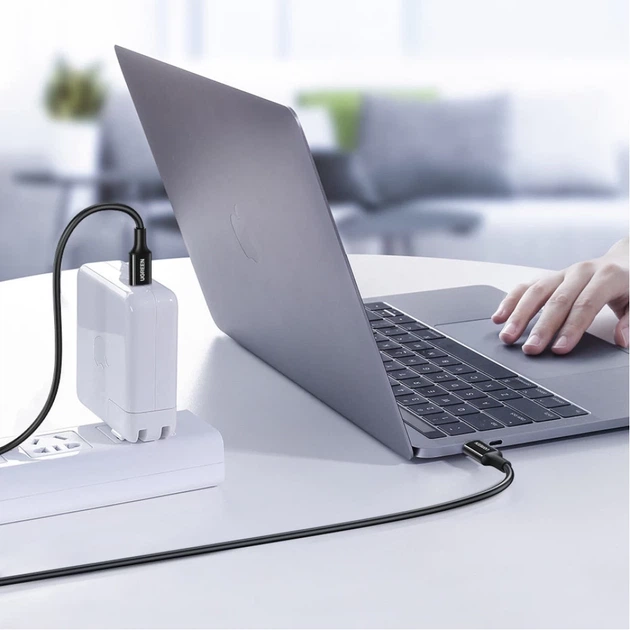 Кабель Ugreen USB Type-C to USB Type-C 1m White (UGR1288WHT) - Фото 3 Кабель Ugreen USB Type-C to USB Type-C 1m White (UGR1288WHT) - зображення 3