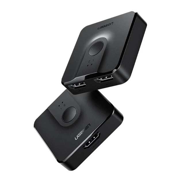 Розгалужувач Ugreen CM217 Switch HDMI to 2xHDMI 0.2m Black (50966B) - Фото 1 Розгалужувач Ugreen CM217 Switch HDMI to 2xHDMI 0.2m Black (50966B) - зображення 1