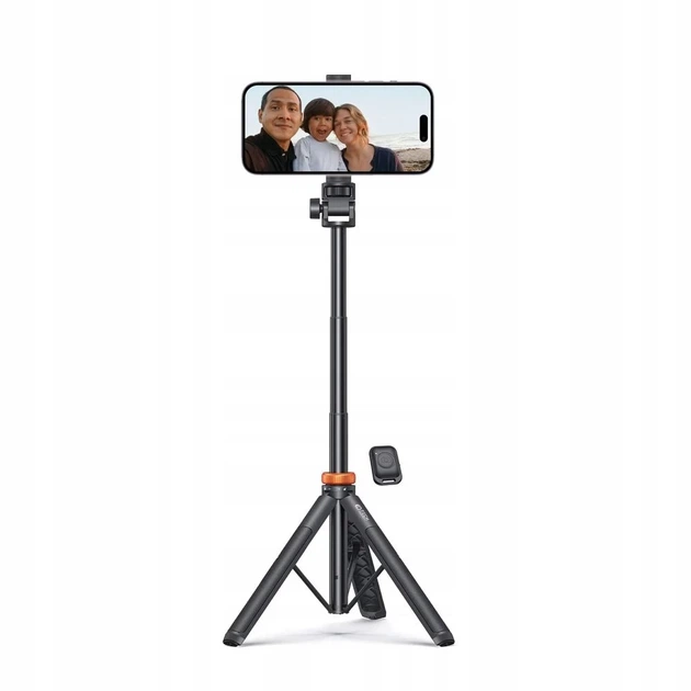 Универсальный штатив Tech-Protect L03S Wireless Selfie Stick Tripod Black (9490713934463) - Фото 3 Универсальный штатив Tech-Protect L03S Wireless Selfie Stick Tripod Black (9490713934463) - изображение 3