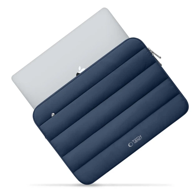 Чехол для ноутбука Tech-Protect Fluffy 13–14 Navy Blue (5906302362486) - изображение 6