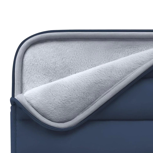 Чехол для ноутбука Tech-Protect Fluffy 13–14 Navy Blue (5906302362486) - изображение 7