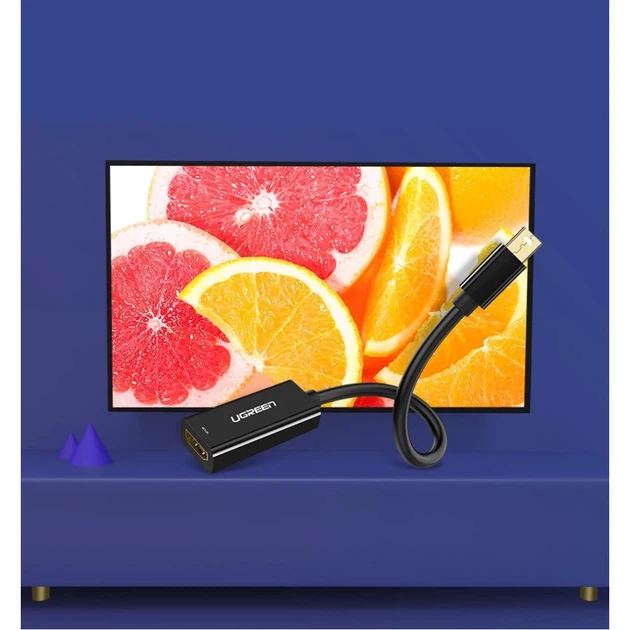 Адаптер Ugreen FHD (1080p) HDMI to Mini DisplayPort White (UGR1346WHT) - Фото 4 Адаптер Ugreen FHD (1080p) HDMI to Mini DisplayPort White (UGR1346WHT) - зображення 4