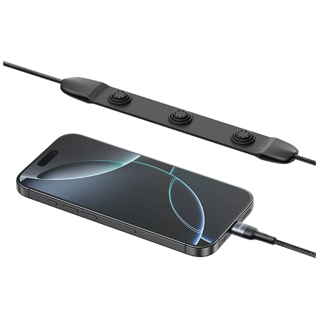 Kabel Usams USB‑C to USB‑C 100W 1.4 m Black with Massager (6958444995250) - obraz 7