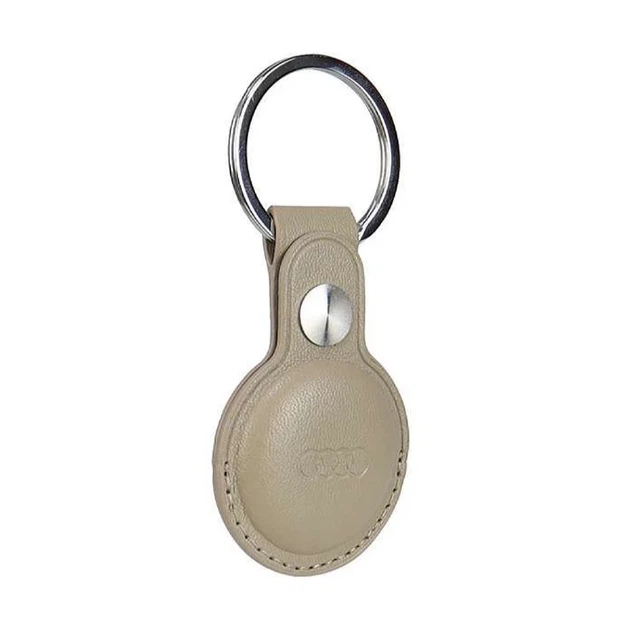 Брелок с кольцом Audi Synthetic Leather для AirTag Beige (AU-ATKR-Q3/D1-BG) - Фото 2 Брелок с кольцом Audi Synthetic Leather для AirTag Beige (AU-ATKR-Q3/D1-BG) - изображение 2