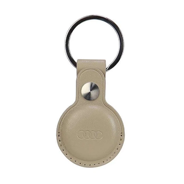 Брелок с кольцом Audi Synthetic Leather для AirTag Beige (AU-ATKR-Q3/D1-BG) - Фото 3 Брелок с кольцом Audi Synthetic Leather для AirTag Beige (AU-ATKR-Q3/D1-BG) - изображение 3