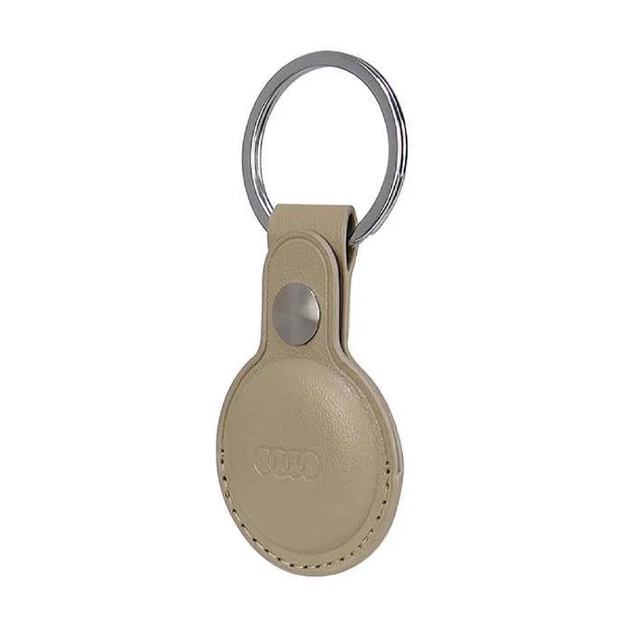 Брелок с кольцом Audi Synthetic Leather для AirTag Beige (AU-ATKR-Q3/D1-BG) - Фото 6 Брелок с кольцом Audi Synthetic Leather для AirTag Beige (AU-ATKR-Q3/D1-BG) - изображение 6