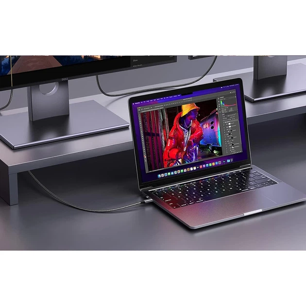 Кабель Ugreen US355 USB-C to DisplayPort 8K 2m Black (25158) - Фото 5 Кабель Ugreen US355 USB-C to DisplayPort 8K 2m Black (25158) - изображение 5