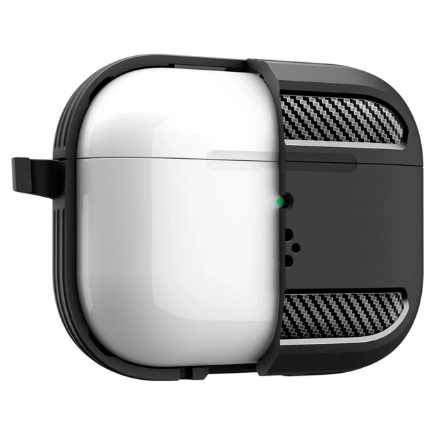 Чехол Spigen Rugged Armor для AirPods Pro 3 Matte Black (ACS09822) - изображение 9