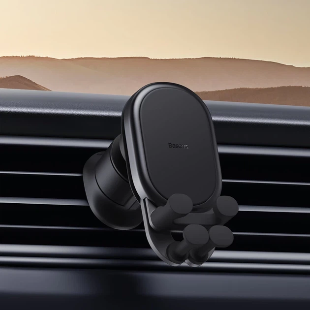 Автодержатель с функцией беспроводной зарядки Baseus Air Vent 15W Black (SUWX030001) - изображение 10