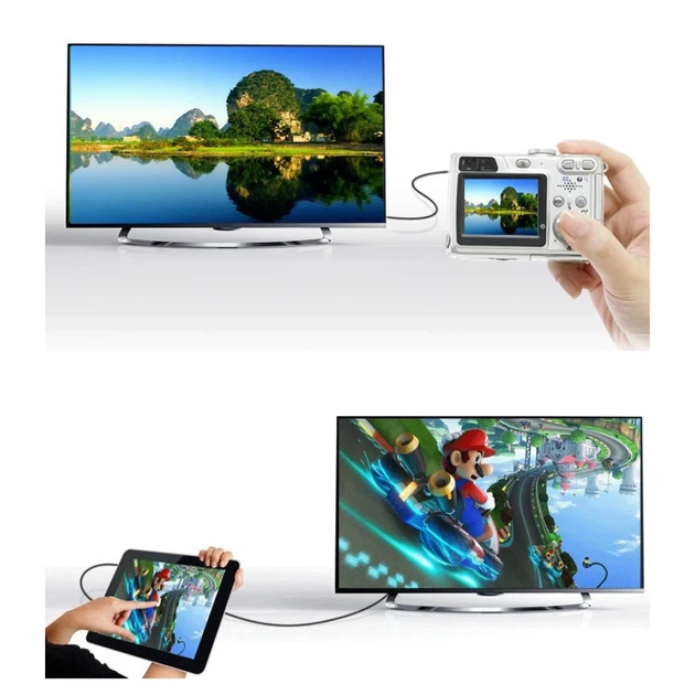 Адаптер Ugreen HDMI to Mini HDMI 4K 60Hz Ethernet HEC ARC 22cm Black (6957303821372) - Фото 8 Адаптер Ugreen HDMI to Mini HDMI 4K 60Hz Ethernet HEC ARC 22cm Black (6957303821372) - зображення 8