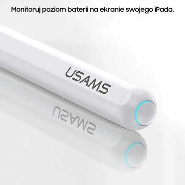 Стилус Usams ZB254 Active Touch Sensitive Pen White (ZB254DRB01) - изображение 7