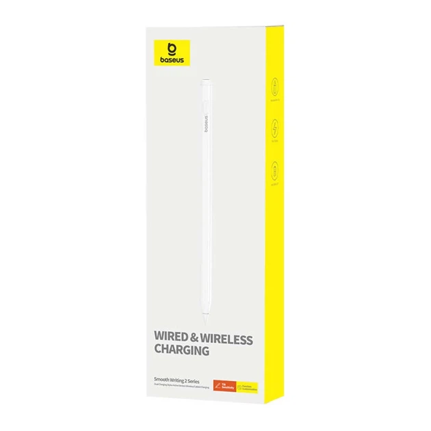Стилус Baseus Smooth Writing Active with Wireless and Wired Charging White (P80015804213-00) - изображение 3