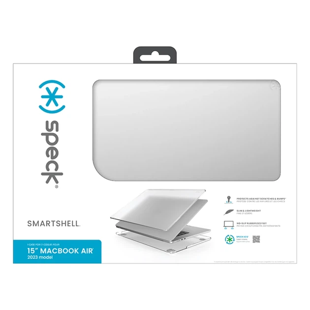 Чехол Speck SmartShell для MacBook Air 15.3 M2 | M3 | M4 (2023-2025) Clear (150584-9992) - изображение 7