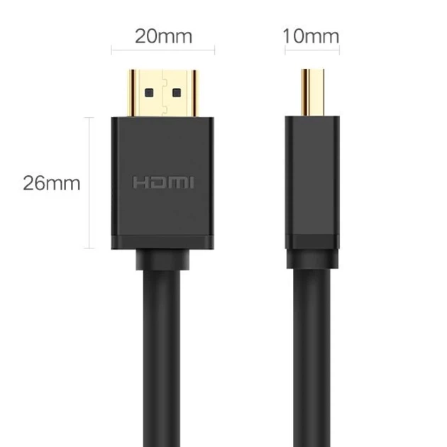 Кабель Ugreen HDMI 4K 30Hz 3D 10m Black (UGR1342BLK) - зображення 12