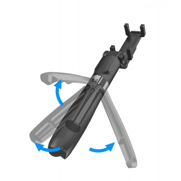 Универсальный штатив Tech-Protect L01S Wireless Selfie Stick Tripod Black (795787711484) - Фото 4 Универсальный штатив Tech-Protect L01S Wireless Selfie Stick Tripod Black (795787711484) - изображение 4