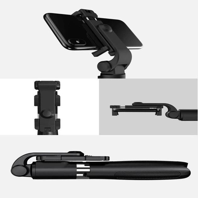 Универсальный штатив Tech-Protect L01S Wireless Selfie Stick Tripod Black (795787711484) - Фото 9 Универсальный штатив Tech-Protect L01S Wireless Selfie Stick Tripod Black (795787711484) - изображение 9