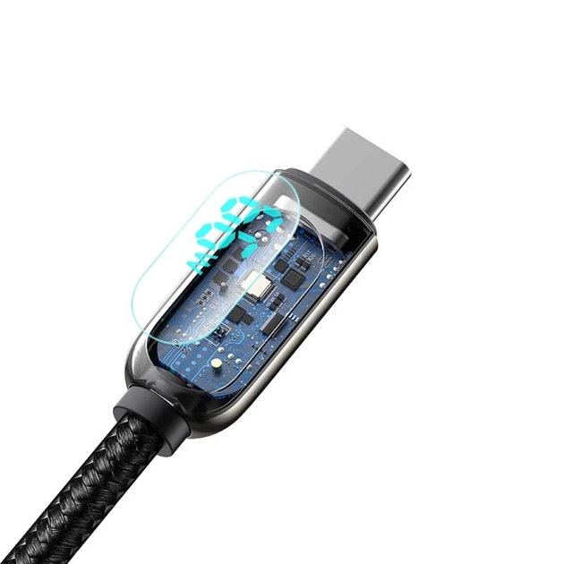 Кабель Baseus Display USB-A to USB-C 66W 1m Black (CASX020001) - изображение 5