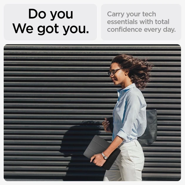 Чехол Spigen Urban Fit для iPad Air 11 7 | 6 (2025-2024) / Air 10.9 5 | 4 (2022-2020) Black (ACS07754) - изображение 13