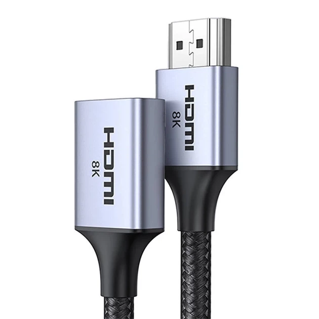 Адаптер Ugreen HD165 HDMI to HDMI 100W 0.15m Black (15518) - изображение 3