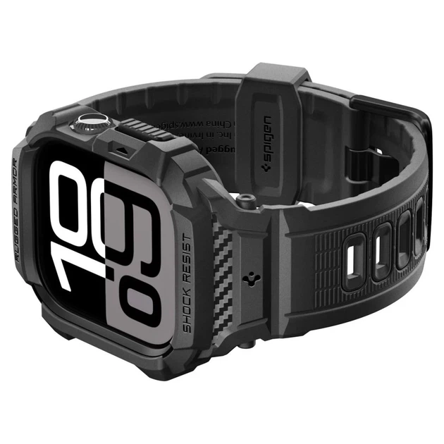 Чохол-ремінець Spigen Rugged Armor Pro V2 для Apple Watch 11 | 10 42 mm Matte Black (ACS10494) - зображення 10