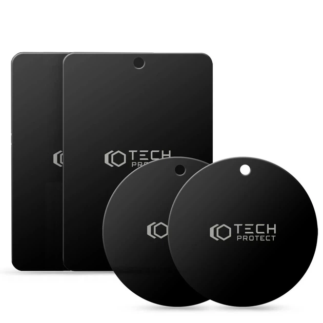 Магнитная пластина Tech-Protect Metal Plate Magnetic Car Mount (4 Pack) Black (9589046924637) - Фото 1 Магнитная пластина Tech-Protect Metal Plate Magnetic Car Mount (4 Pack) Black (9589046924637) - изображение 1
