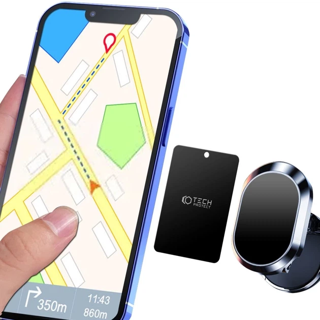 Магнитная пластина Tech-Protect Metal Plate Magnetic Car Mount (4 Pack) Black (9589046924637) - Фото 2 Магнитная пластина Tech-Protect Metal Plate Magnetic Car Mount (4 Pack) Black (9589046924637) - изображение 2
