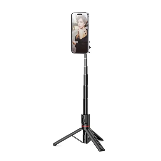 Универсальный штатив Tech-Protect L06S Bluetooth Selfie Stick Black with MagSafe (5906203691241) - Фото 4 Универсальный штатив Tech-Protect L06S Bluetooth Selfie Stick Black with MagSafe (5906203691241) - изображение 4