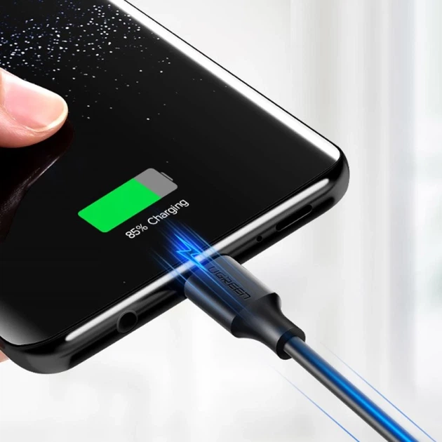 Кабель Ugreen USB-A to USB Type-C 3A 1m Black (6957303828821) - изображение 6