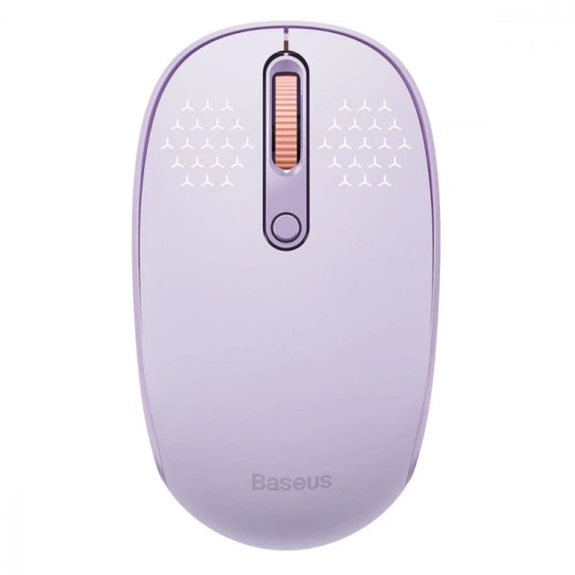 Бездротова миша Baseus F01B Tri-Mode Purple (B01055503513-00) - Фото 1 Бездротова миша Baseus F01B Tri-Mode Purple (B01055503513-00) - зображення 1