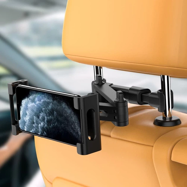 Автодержатель в подголовник Tech-Protect Stretchable Headrest Car Mount Black (9589046921643) - изображение 5