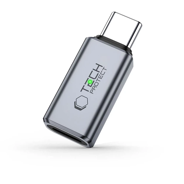 Аудиоадаптер Tech-Protect UltraBoost USB-C to Lightning Grey (5906302372508) - Фото 1 Аудиоадаптер Tech-Protect UltraBoost USB-C to Lightning Grey (5906302372508) - изображение 1
