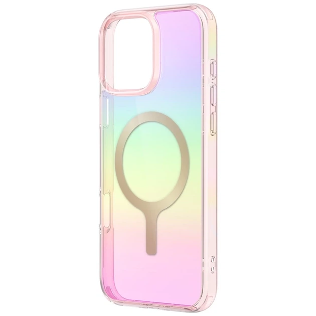 Чохол UNIQ Iridescia для iPhone 16 Pro Max Pink Prism with MagSafe (UNIQ-IP6.9P(2024)-IRDMPPRS) - зображення 2