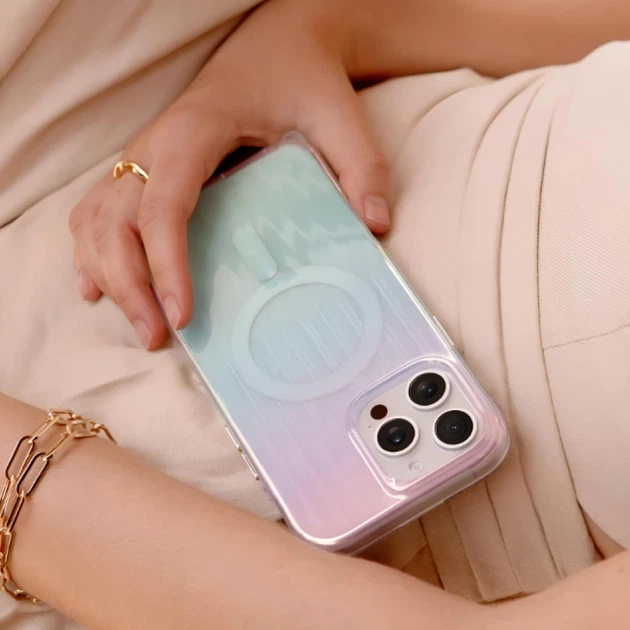 Чохол UNIQ Coehl Linear для iPhone 16 Pro Max Iridescent with MagSafe (UNIQ-IP6.9P(2024)-LINMIRD) - зображення 4