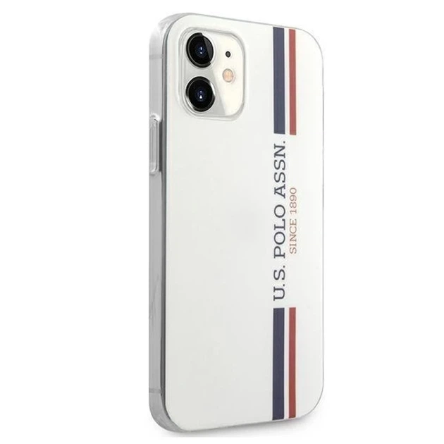 Чохол U.S. Polo Assn Tricolor Pattern Collection для iPhone 12 mini White (USHCP12SPCUSSWH) - зображення 4
