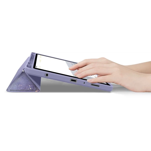 Чехол Tech-Protect SC Pen Hybrid для Samsung Galaxy Tab A11 Plus | A9 Plus 11.0 Violet Marble (5906302335169) - изображение 8
