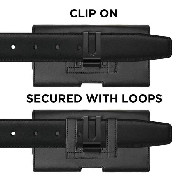 Универсальный чехол Tech-Protect Universal Phone Holster Pouch для телефону 5.8–6.8 inch Black (5906302363537) - изображение 4