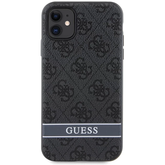 Чохол Guess 4G Stripe для iPhone 11 | XR Grey (GUHCN61P4SNK) - зображення 3