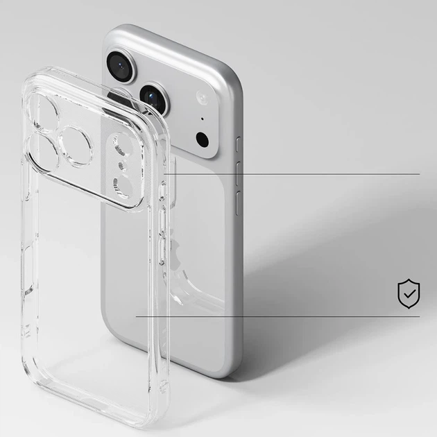 Чехол Ringke Fusion для iPhone 17 Pro Max Clear (8800328810020) - изображение 4
