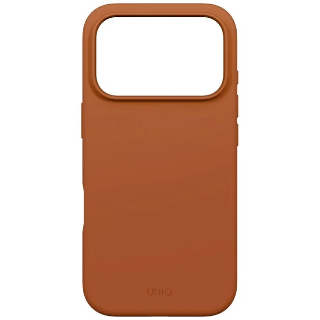 Чохол Uniq Lino для iPhone 17 Pro Orange with MagSafe (UNIQ-IP6.3P(2025)-LINOMSORG) - зображення 3