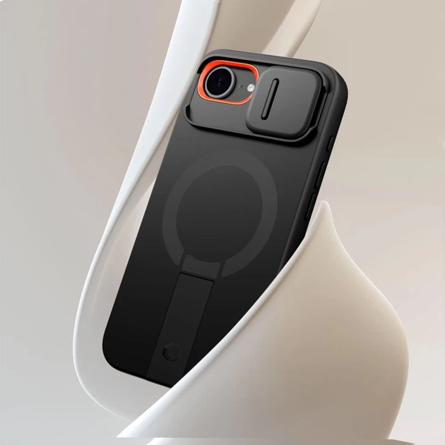 Чехол Tech-Protect Kevlar Aura для iPhone 16e Black with MagSafe (5906302331697) - изображение 2