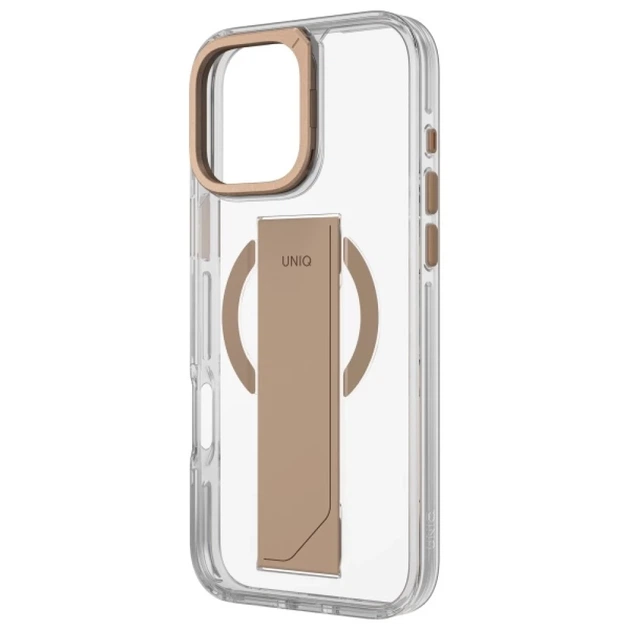 Чохол UNIQ Heldro Max для iPhone 16 Pro Taupe Gold with MagSafe (UNIQ-IP6.3P(2024)-HELMMTGLD) - зображення 3