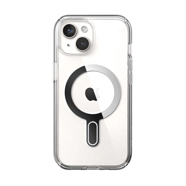 Чехол Speck Presidio Perfect-Clear ClickLock для iPhone 15 | 14 | 13 Clear Chrome with MagSafe (150441-3199) - Фото 10 Чехол Speck Presidio Perfect-Clear ClickLock для iPhone 15 | 14 | 13 Clear Chrome with MagSafe (150441-3199) - изображение 10