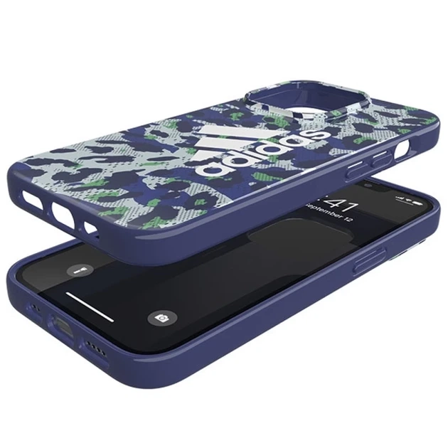 Чохол Adidas OR Snap Case Leopard для iPhone 13 | 13 Pro Blue (47260) - зображення 6