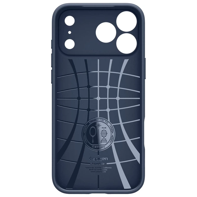 Чохол Spigen Liquid Air для iPhone 17 Pro Navy Blue (ACS10332) - зображення 3