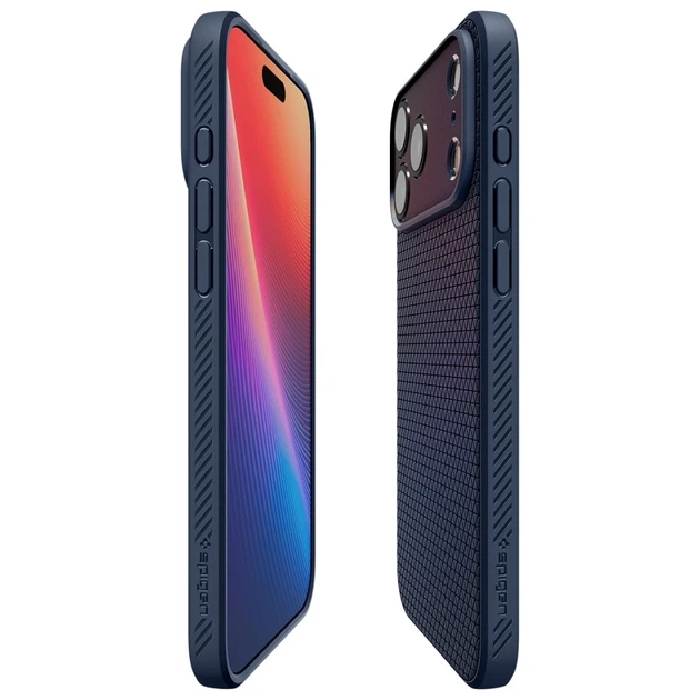 Чохол Spigen Liquid Air для iPhone 17 Pro Navy Blue (ACS10332) - зображення 7