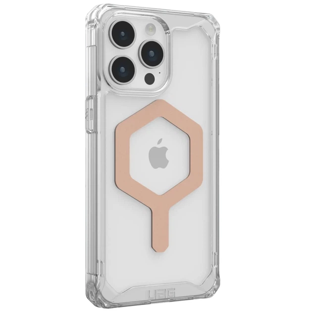 Чохол UAG Plyo для iPhone 15 Pro Max Ice Rose Gold with MagSafe (114305114348) - Фото 3 Чохол UAG Plyo для iPhone 15 Pro Max Ice Rose Gold with MagSafe (114305114348) - зображення 3