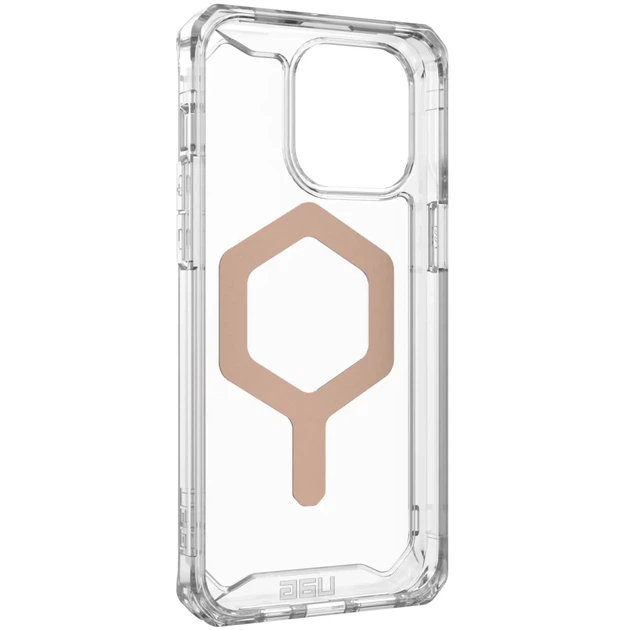 Чохол UAG Plyo для iPhone 15 Pro Max Ice Rose Gold with MagSafe (114305114348) - Фото 9 Чохол UAG Plyo для iPhone 15 Pro Max Ice Rose Gold with MagSafe (114305114348) - зображення 9