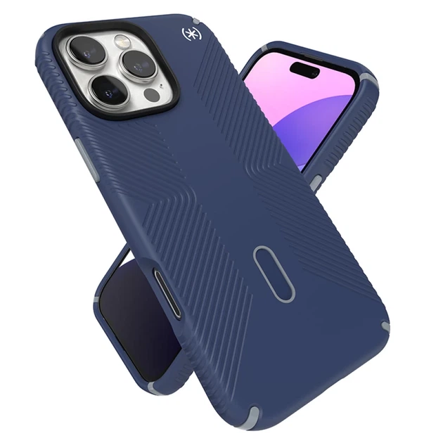 Чехол Speck Presidio2 Grip ClickLock для iPhone 16 Pro Max Coastal Blue Dust Grey with MagSafe (150725-3206) - изображение 13