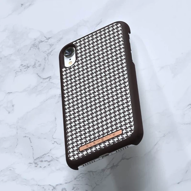 Чехол Nordic Elements Saeson Idun для iPhone XR Dark Brown Pattern 2 (E20295) - изображение 2