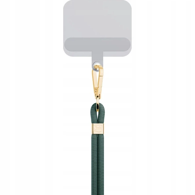 Универсальный шнурок 3mk EasyClip Dark Green with Gold Metal (5903108568623) - изображение 5